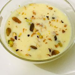 A picture of Paneer pudding.
