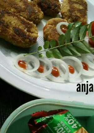 A picture of Leftover Dalia kabab.