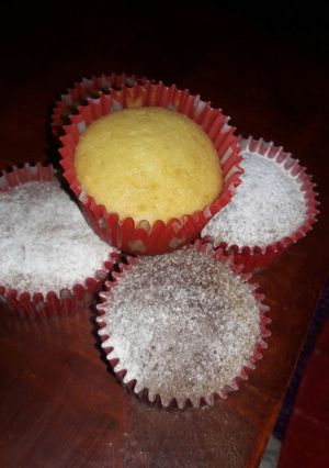 Una foto de Cupcakes económicos de vainilla