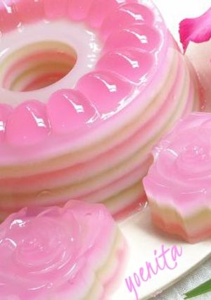 Foto resep Puding Jelly bubble gum