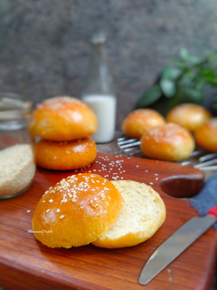 Foto resep Bun Burger with Food Processor
