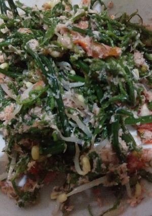 Foto resep Pelecing urap pakis