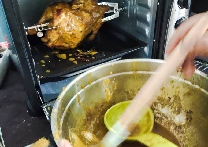 Ayam Utuh Panggang Oven Meresap sampe tulang