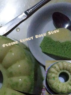 Foto resep Puding Lumut Bolu Susu