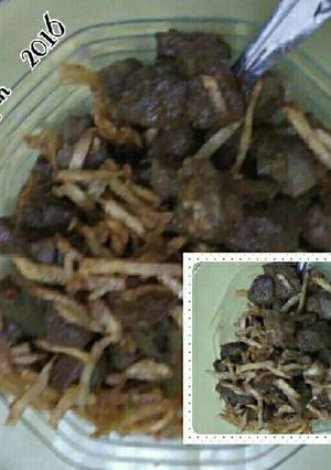 Foto resep Goreng-goreng daging (sambal goreng daging enak)