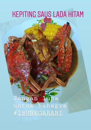 Foto resep Kepiting saus lada hitam