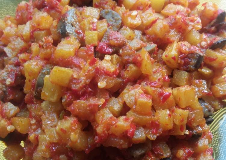 đ sambal kentang ati ayam đ