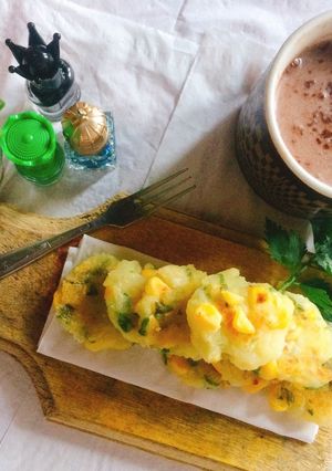 Foto resep Perkedel kentang jagung
