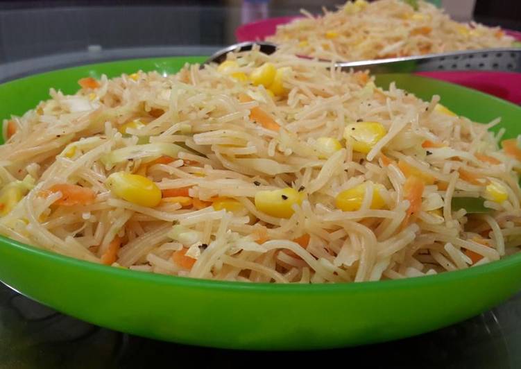 Recipe of Homemade Healthy Vermicelli - 1 Teaspoon Oil Cooking