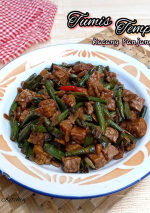 Foto resep Tumis Tempe Kacang Panjang