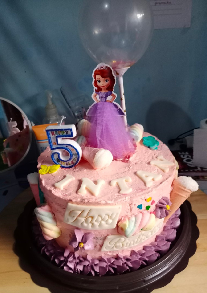 Foto resep Black forest panggang for base cake birthday cake