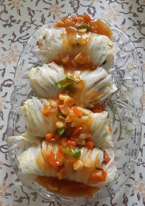 Foto resep Sawi Gulung Isi Daging Sapi