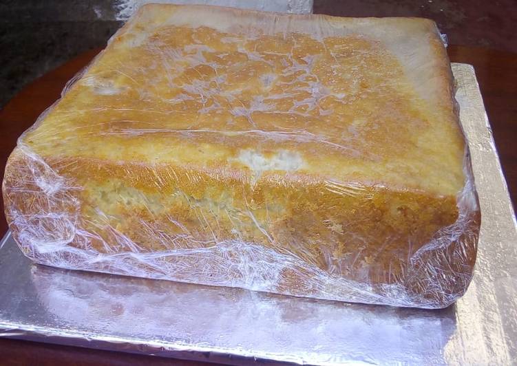 Easiest Way to Make Quick Orange plain 2kg cake