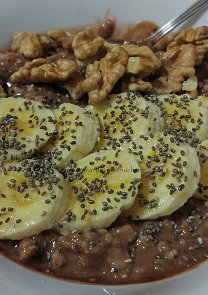 Una foto de Porridge de cacao