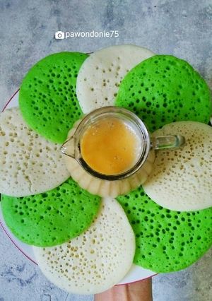 Foto resep Serabi kinca Gula merah