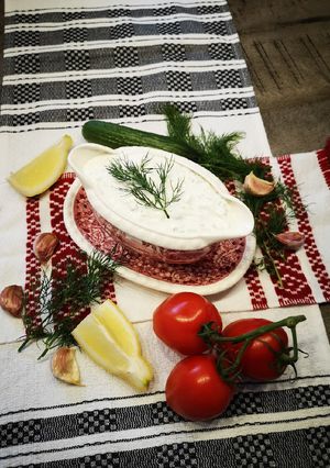 O poză a rețetei Sos Tzatiki - sos grecesc.