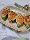Light and Tasty Stuffed Bell Peppers with Ground Chicken