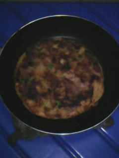 Foto resep Telor dadar abon