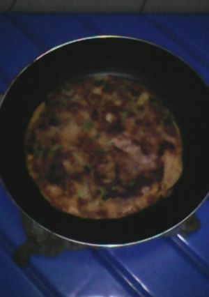 Foto resep Telor dadar abon