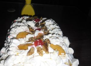 Una foto de Postre nieve