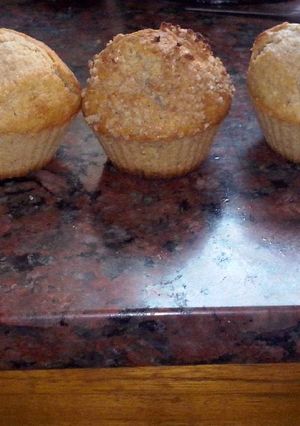 Una foto de Muffins integrales de banana