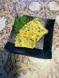 Thick Japanese Chive and Egg Omelet (Nira Tama Atsuyaki Tamago)