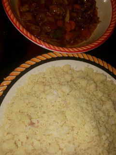A picture of Cous_cous and vegetable source.
