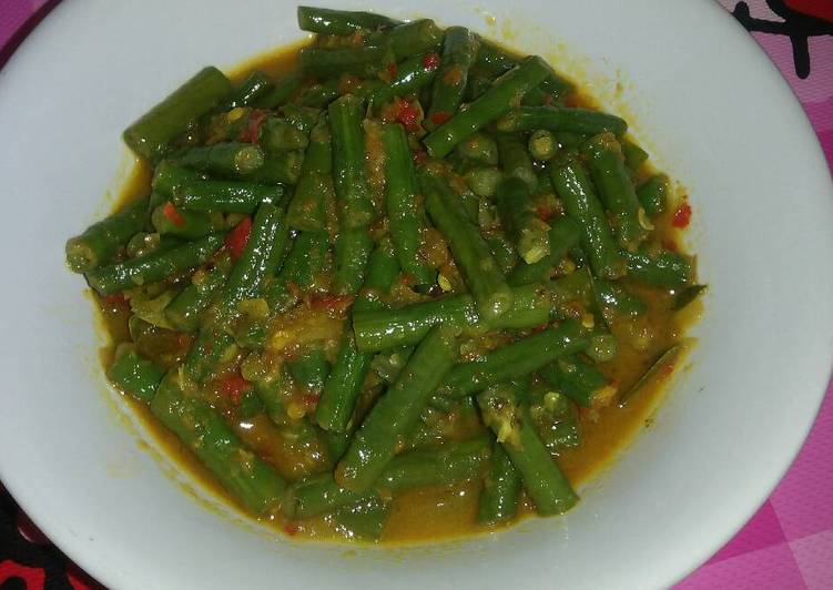 Langkah Mudah untuk memasak Tumis Kacang Panjang Kuah Kuning, Menggugah Selera