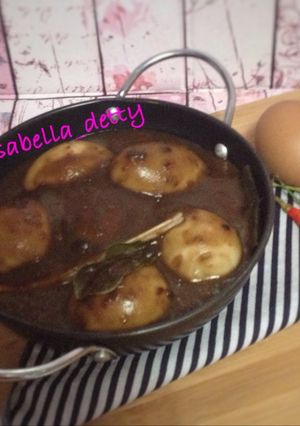 Foto resep Ndog chit a.k.a telur bumbu petis