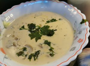 صورة لوصفة شوربة الفطر بالكريمة