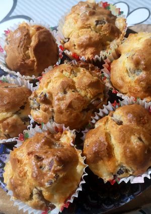 Foto di #564 Muffin salati con funghi e scamorza 🍄🟫🧀🥚