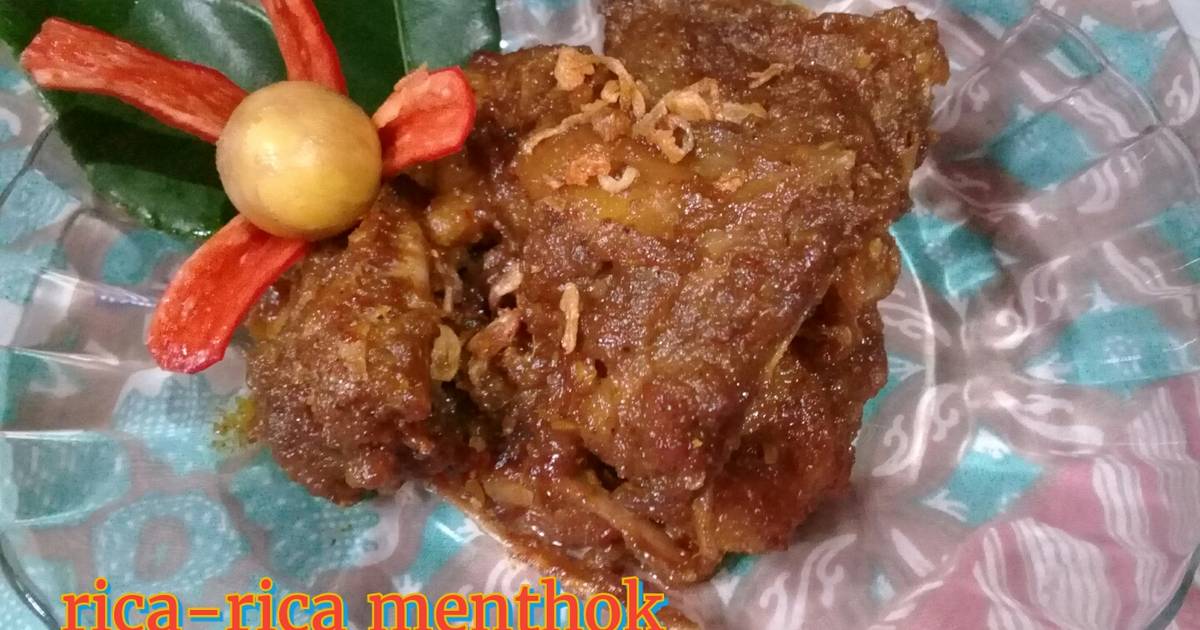 32 resep rica rica menthok pedas mantap enak dan sederhana ...