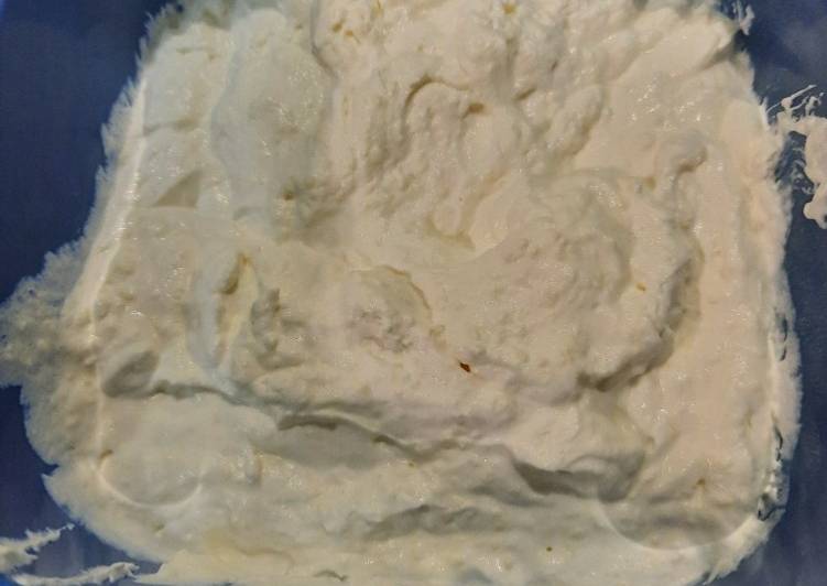 Resep Cream cheese Serbaguna (untuk Boba drink, Cake, Tiramisu dll) yang Lezat