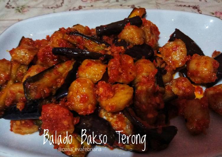 Balado Bakso Terong