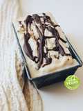 Gelado de banana e chocolate