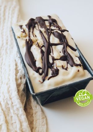 Foto de Gelado de banana e chocolate