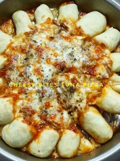 Foto resep Cheesy Bites Tuna Pizza