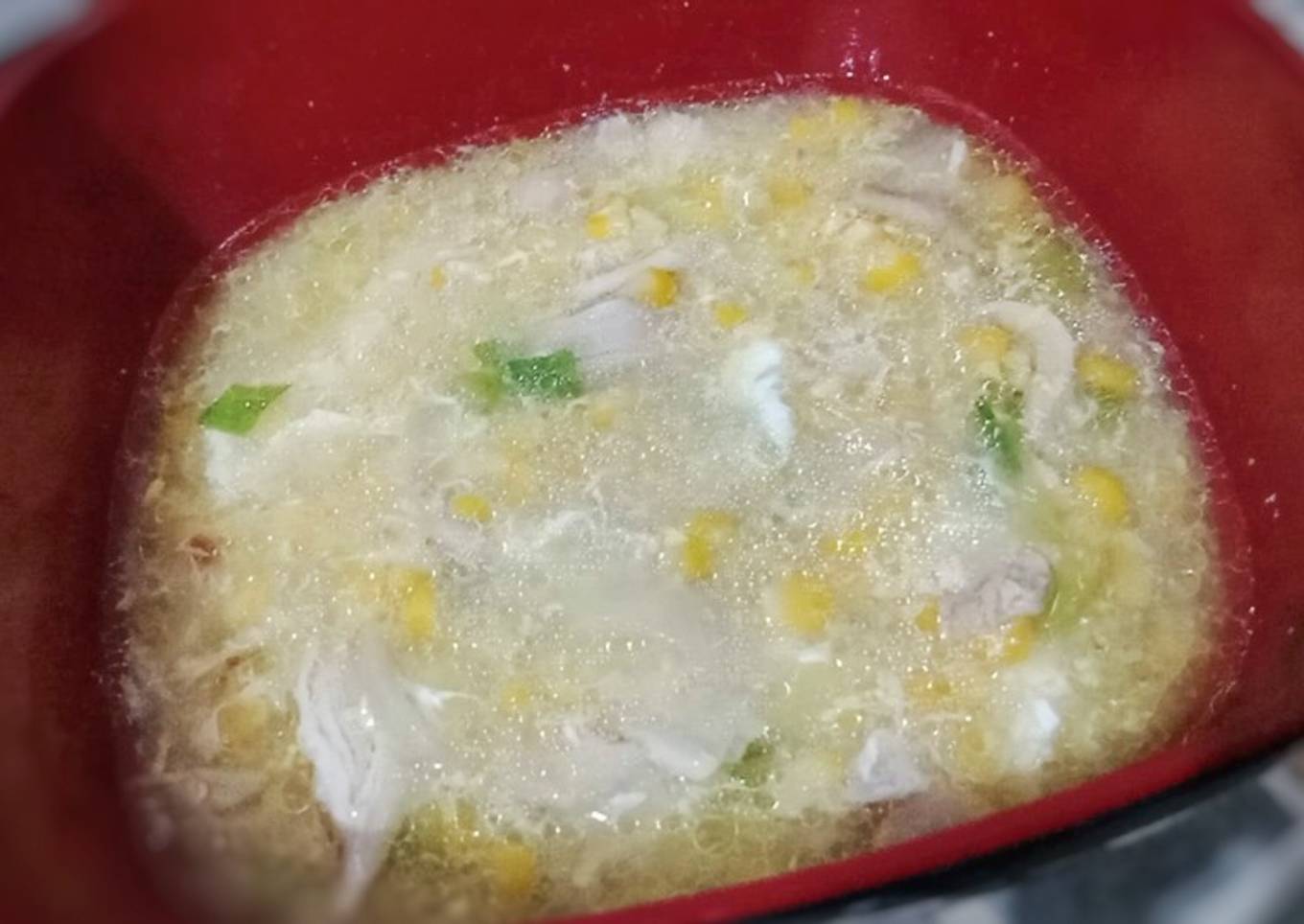 Sup jagung ayam