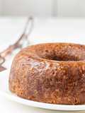 Banana Rum Bundt Cakes with Buttered Rum Glaze