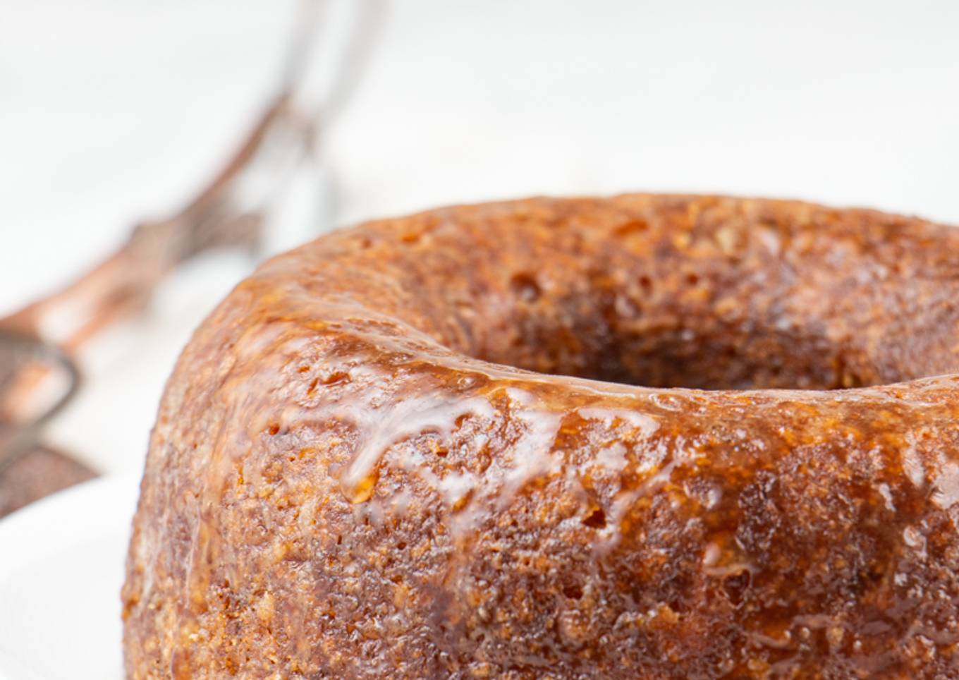 Banana Rum Bundt Cakes with Buttered Rum Glaze