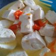 Tahu rebus asin pedas