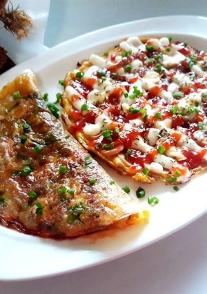 รูปของ พิซซ่าเวียดนาม pizza vietnam สูตรกระทะเทปล่อน(ง่ายๆสไตล์เรา)