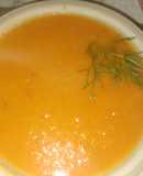 Sopa vegana de calabaza e hinojo