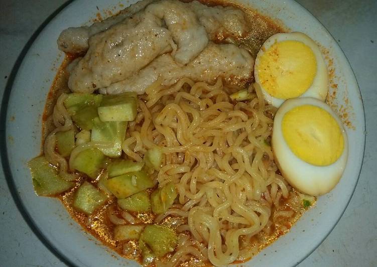 Ramen Pedas Sederhana