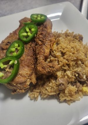 A picture of Salt and Pepper Pork Steak.