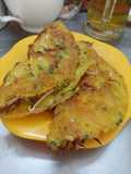 Bánh xèo khoai lang tím