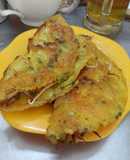 Bánh xèo khoai lang tím