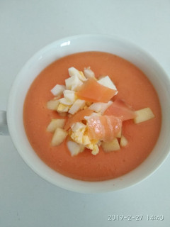 Una foto de Salmorejo
