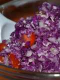 Ensalada de repollo y parmesano