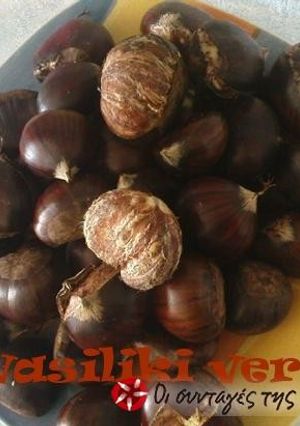 A picture of Boiled chestnuts.